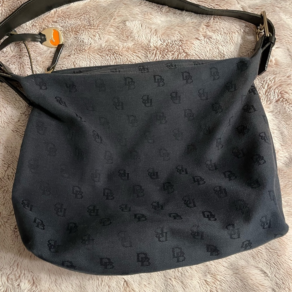 Dooney and Burke black shoulder bag